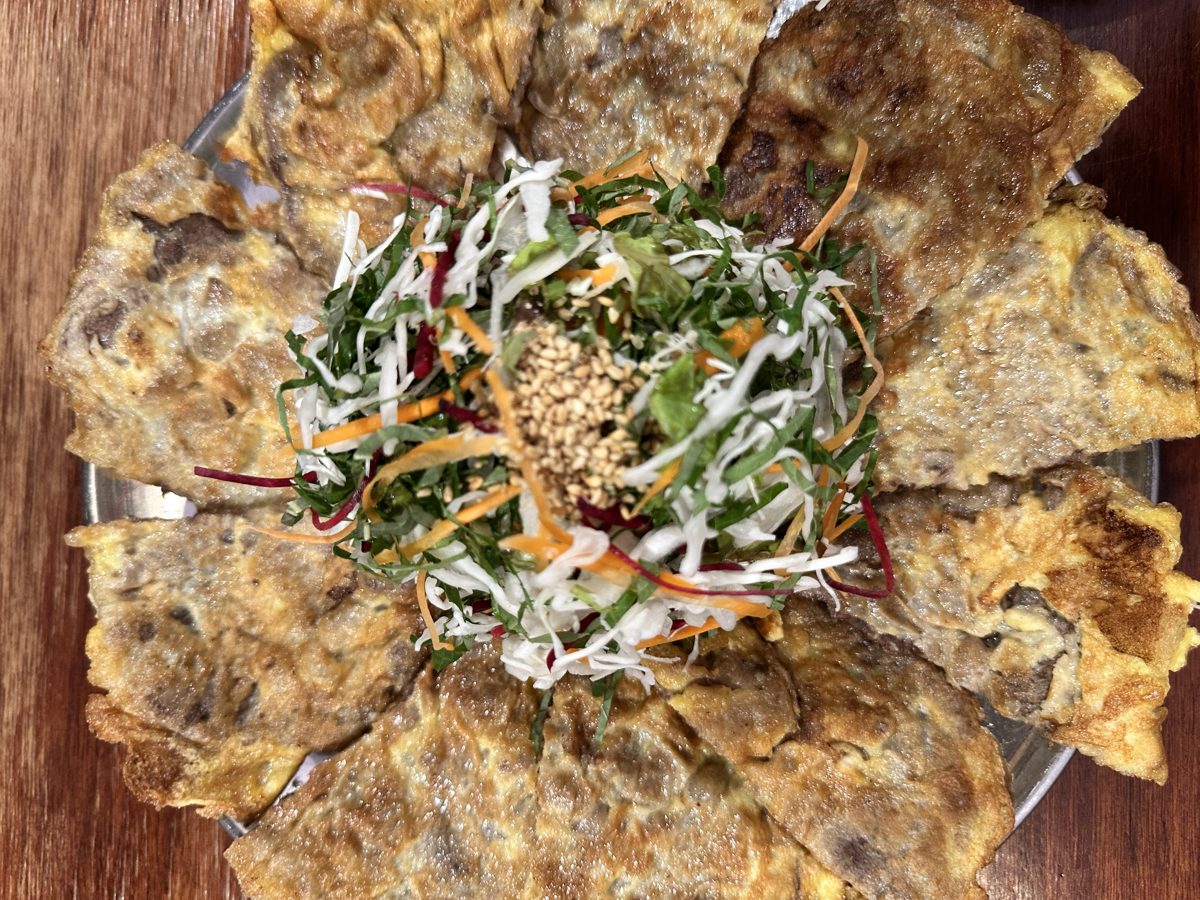 직화 삼겹 덮밥 탑뷰